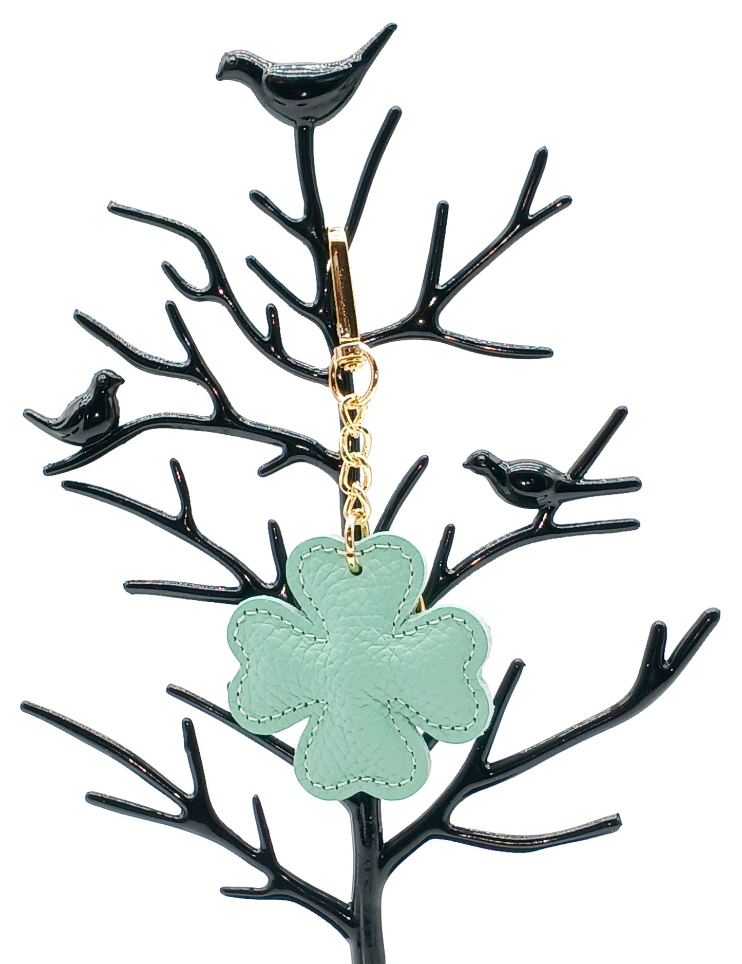 Genuine Leather Keychain Bag Charm – Made In Italy (Pastel Colors)