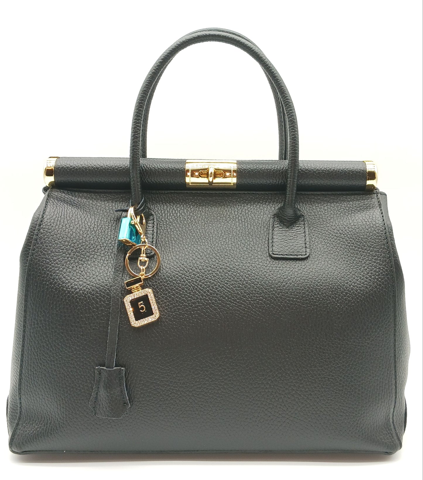 Bling Rhinestone Perfume Bottle Keychain Bag Charm