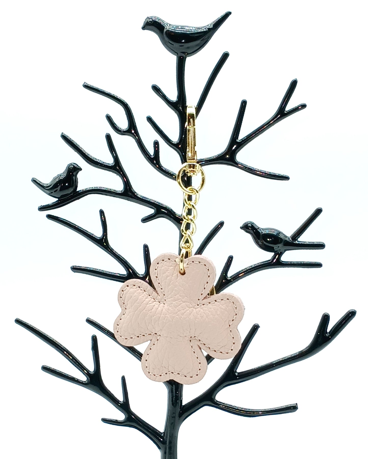 Genuine Leather Keychain Bag Charm – Made In Italy (Pastel Colors)