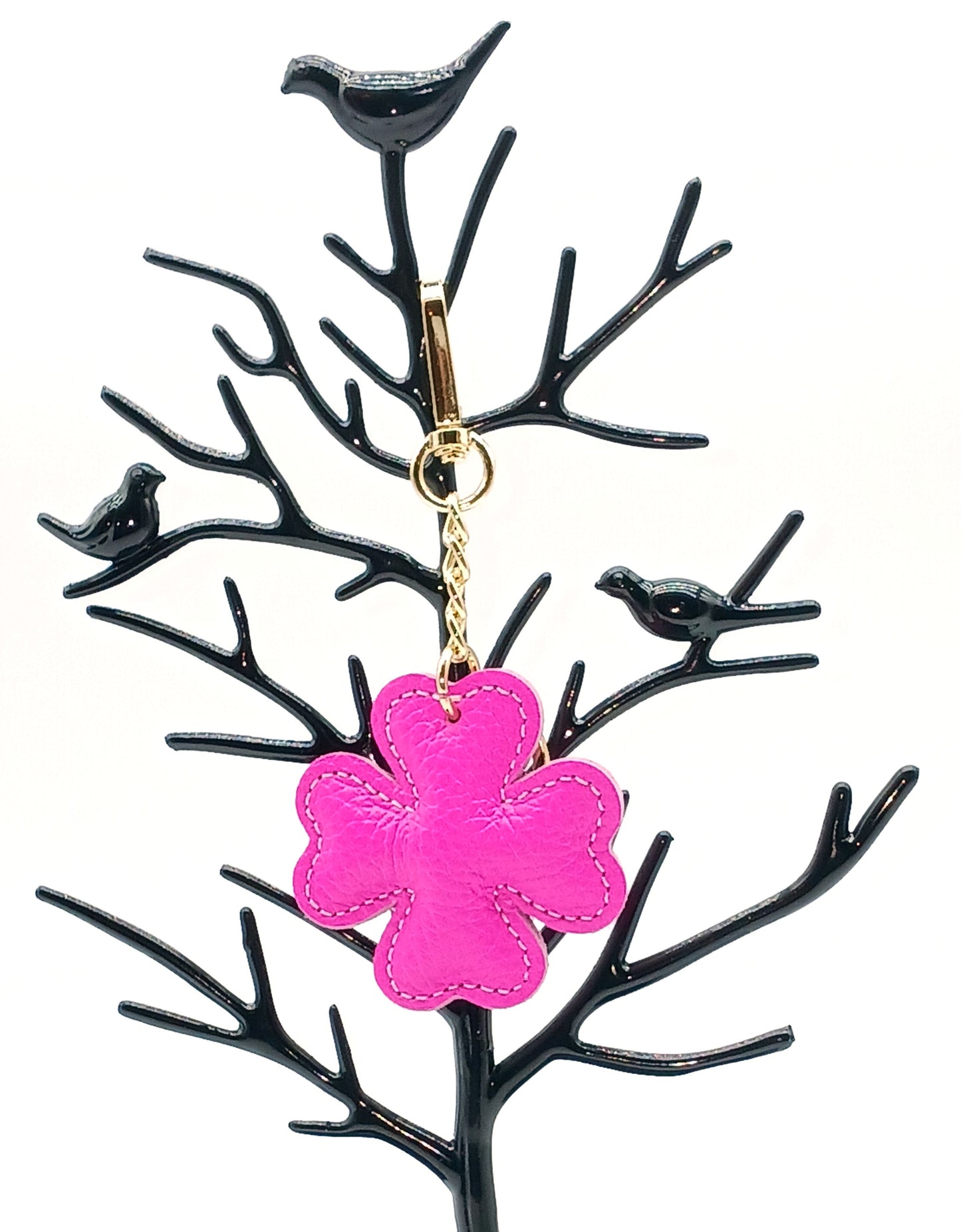 Leather Keychain Bag Charm – Made In Italy (Bright Colors)