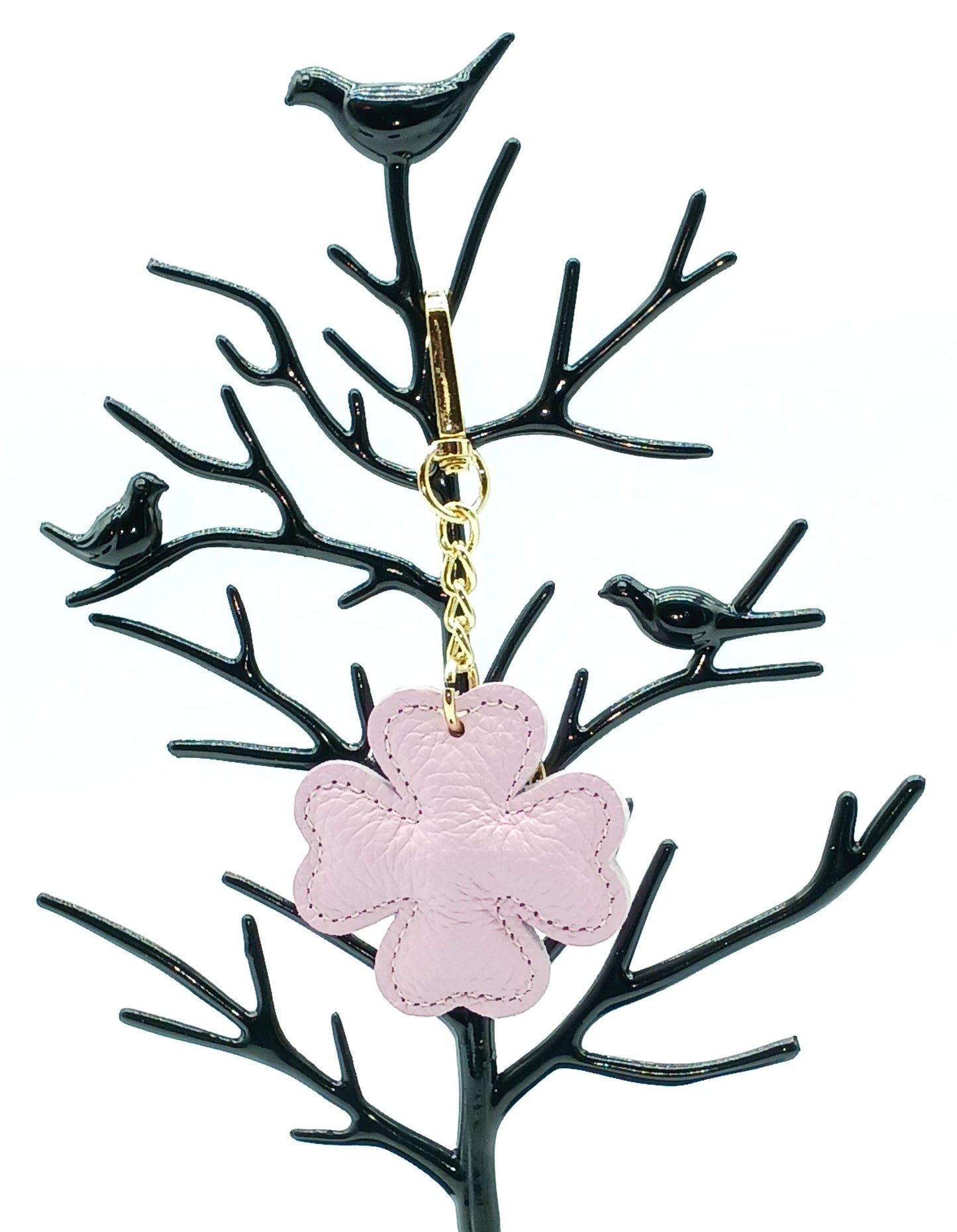 Genuine Leather Keychain Bag Charm – Made In Italy (Pastel Colors)