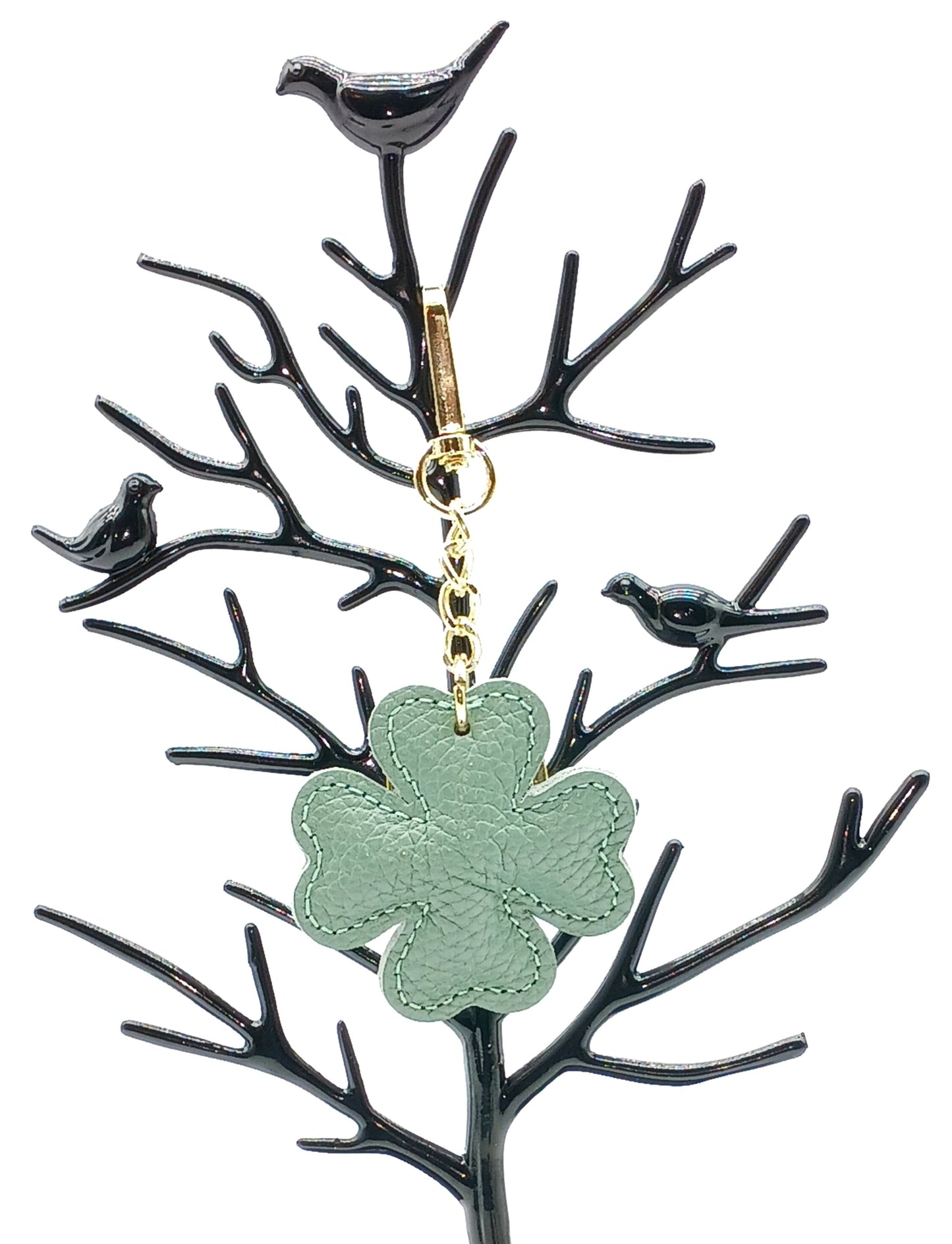 Genuine Leather Keychain Bag Charm – Made In Italy (Warm Colors)