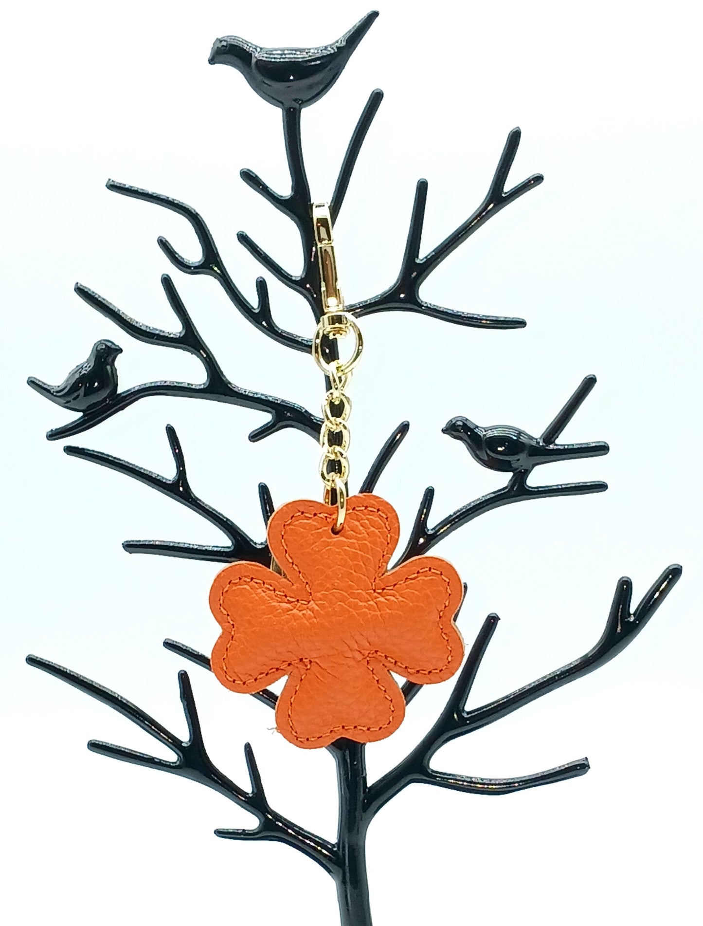 Leather Keychain Bag Charm – Made In Italy (Bright Colors)