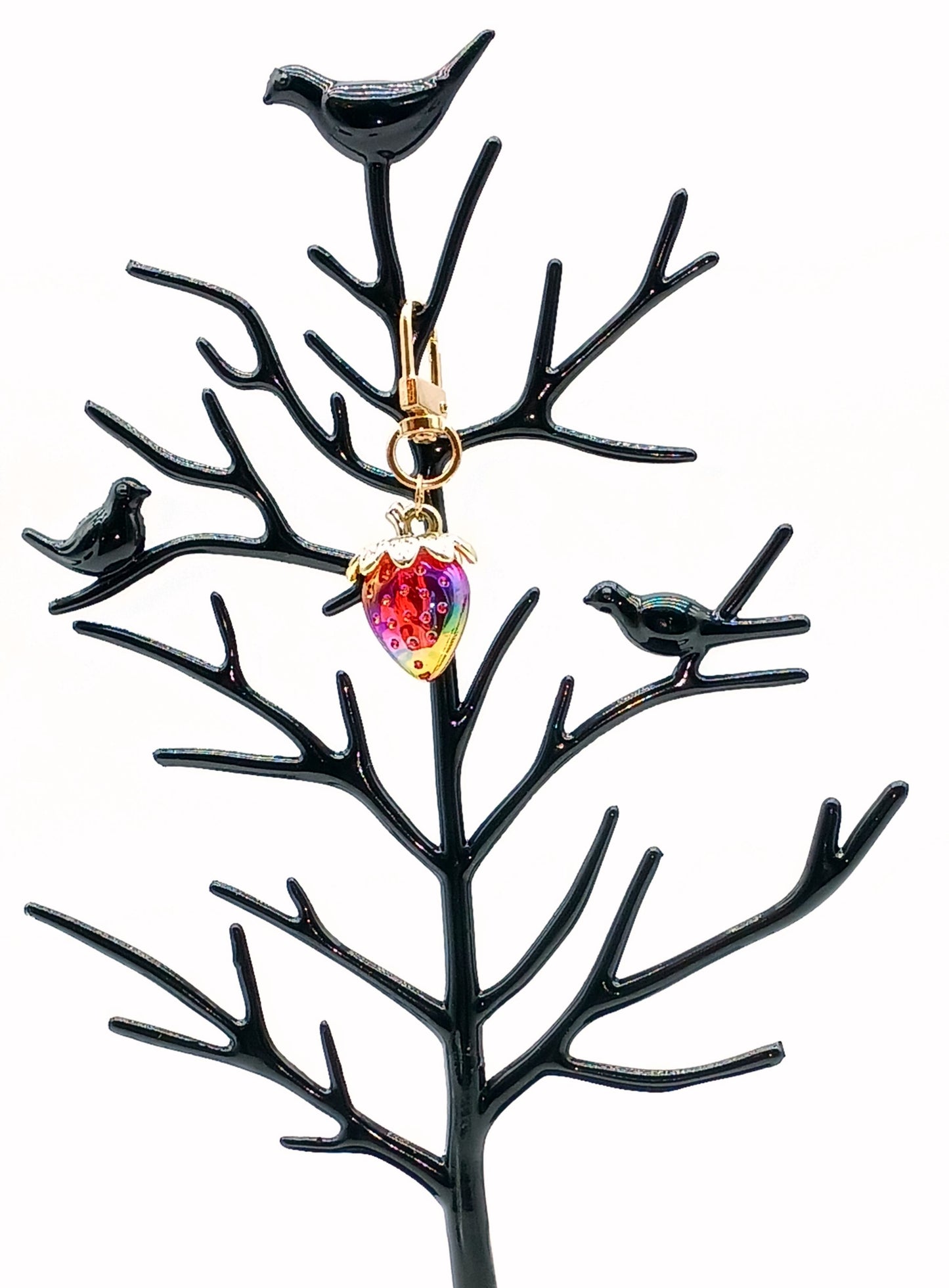 Acrylic Strawberry Keychain Bag Charm