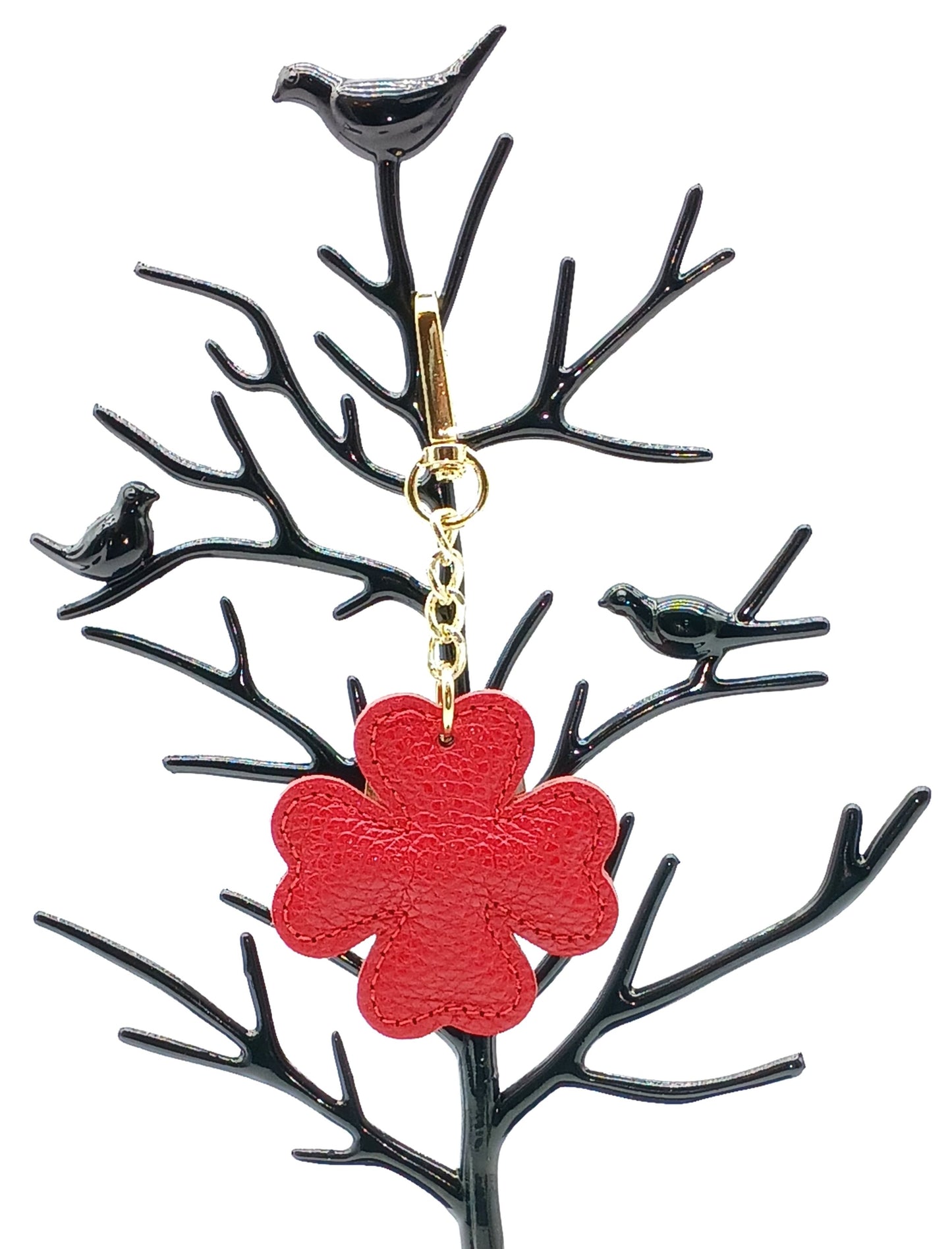 Genuine Leather Keychain Bag Charm – Made In Italy (Warm Colors)