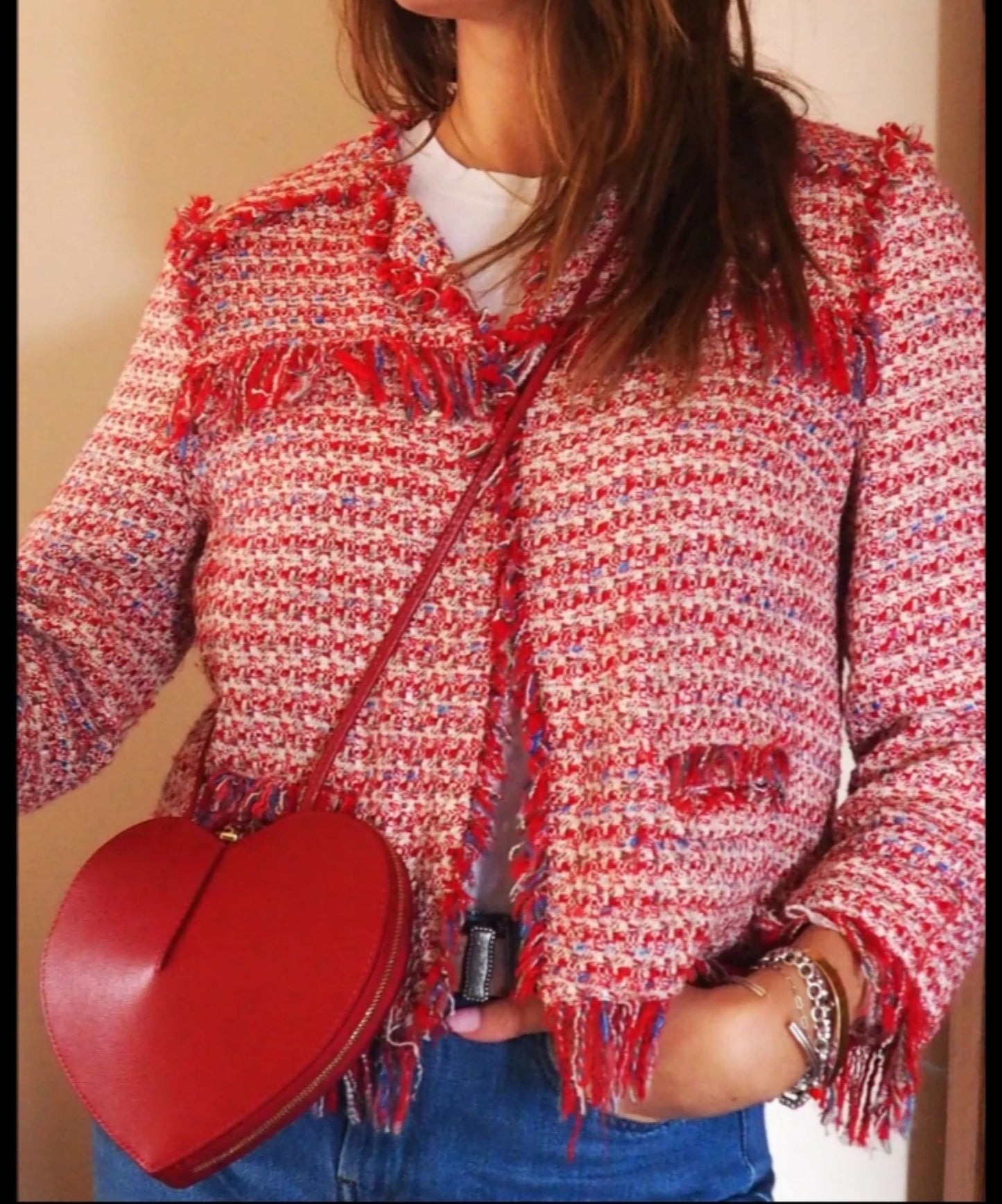 Black Genuine Suede Heart Crossbody Handbag – Made In Italy