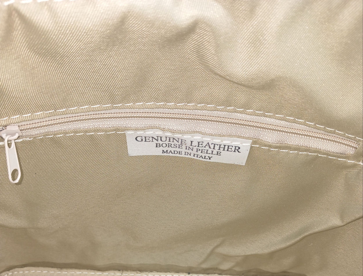 Taupe Italian Croc Embossed Genuine Leather Handbag Satchel – Made In Italy