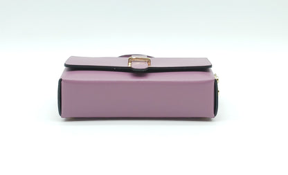 Antique Pink Genuine Leather Small Crossbody Handbag – Made In Italy