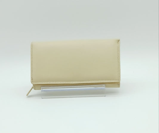 Italian Genuine Soft Leather Wallet - Beige
