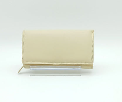 Italian Genuine Soft Leather Wallet - Beige
