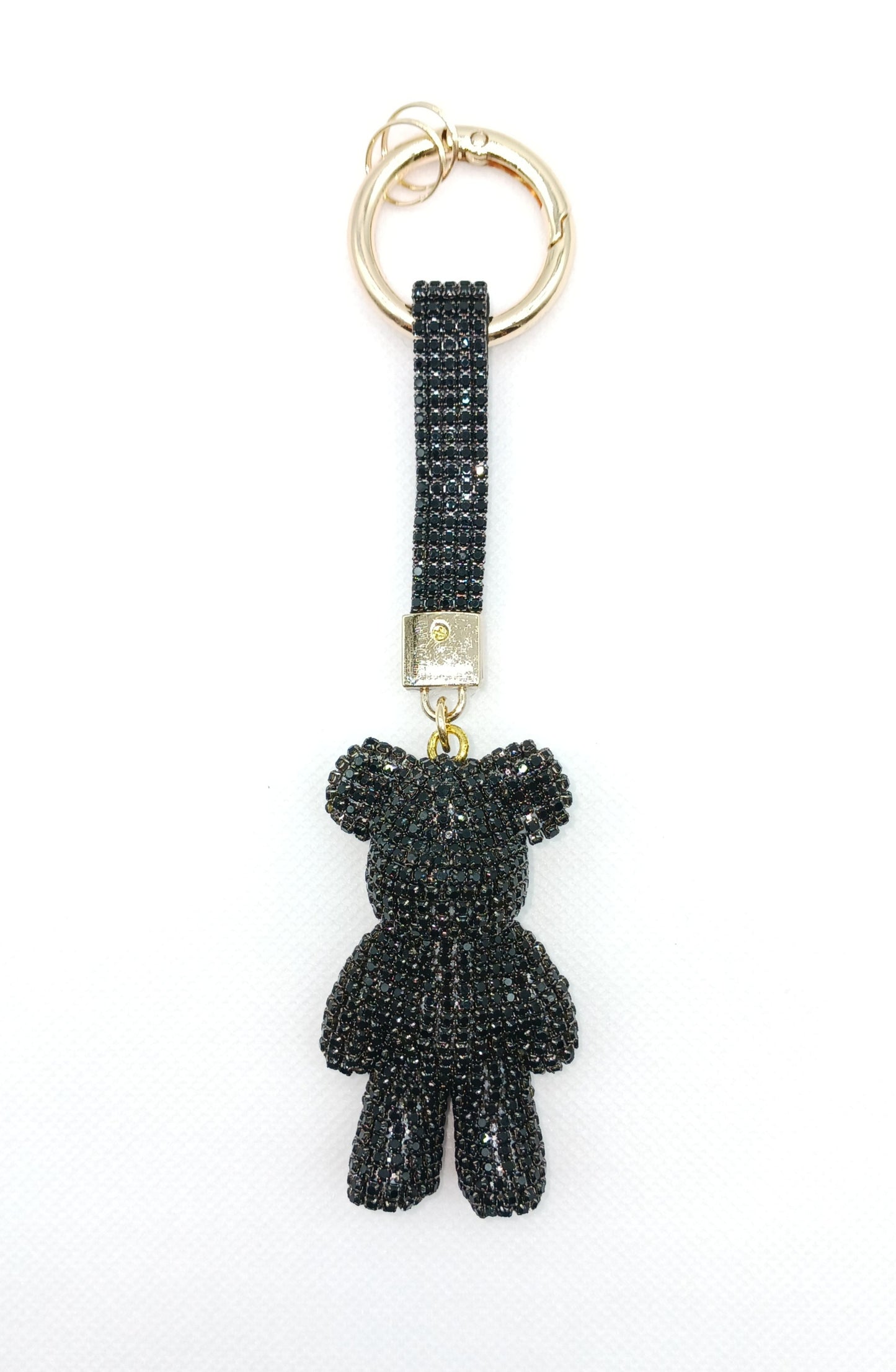 Bling Rhinestone Bear Keychain Bag Charm