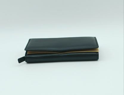 Italian Genuine Soft Leather Wallet - Black