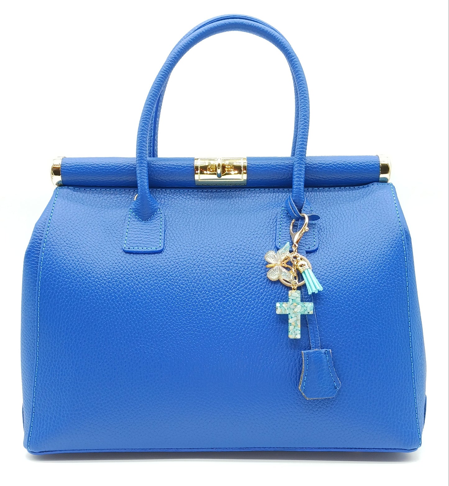Tassel Butterfly Cross Keychain Bag Charm