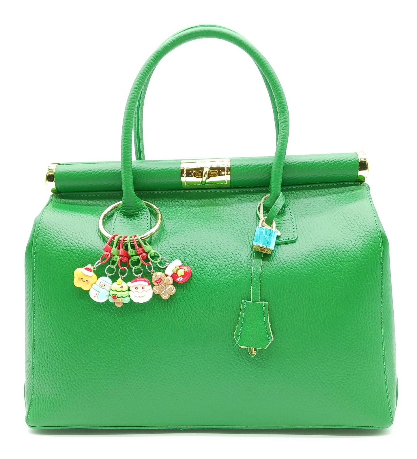 Resin Christmas Themed Keychain Bag Charm