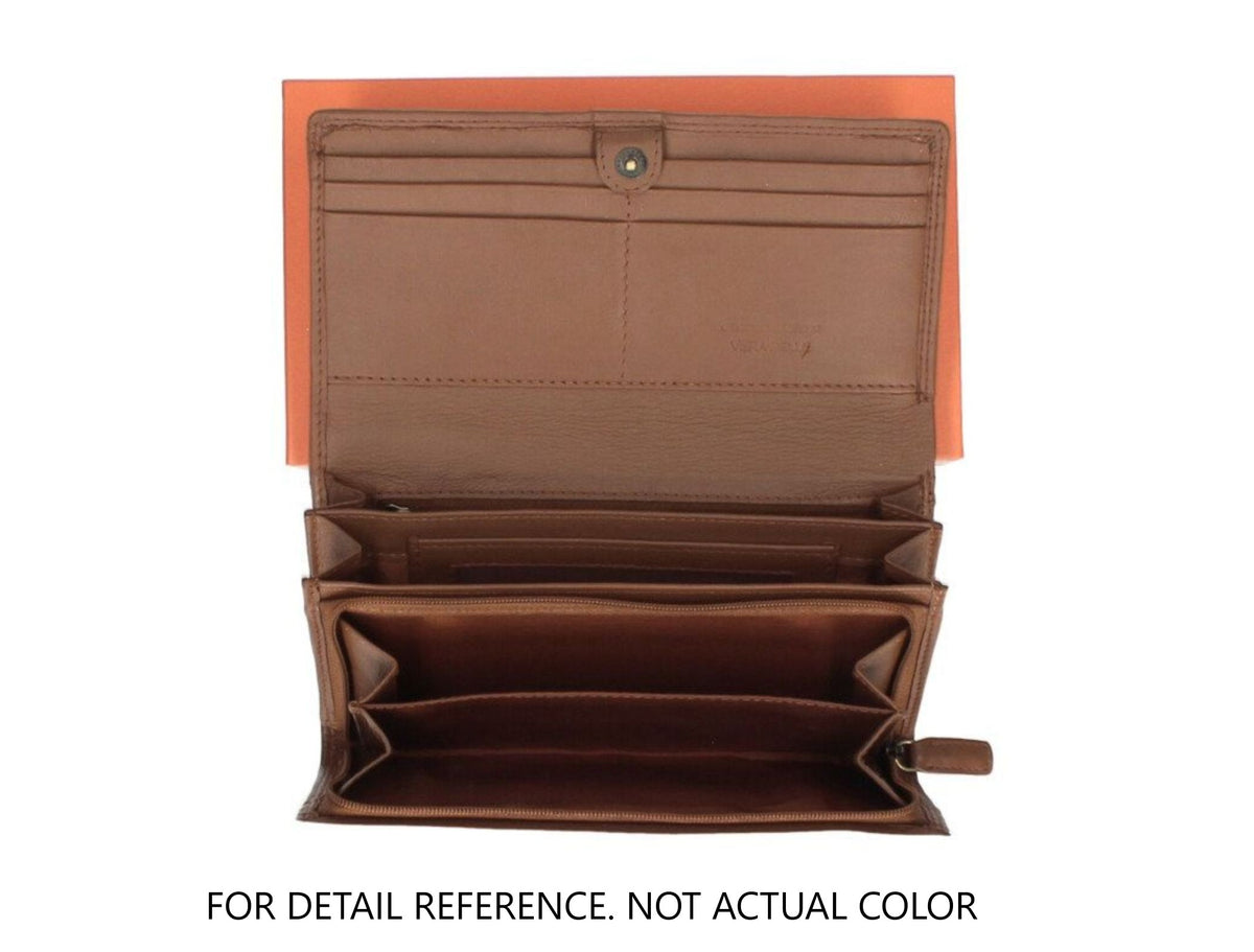 Italian Genuine Soft Leather Wallet - Beige