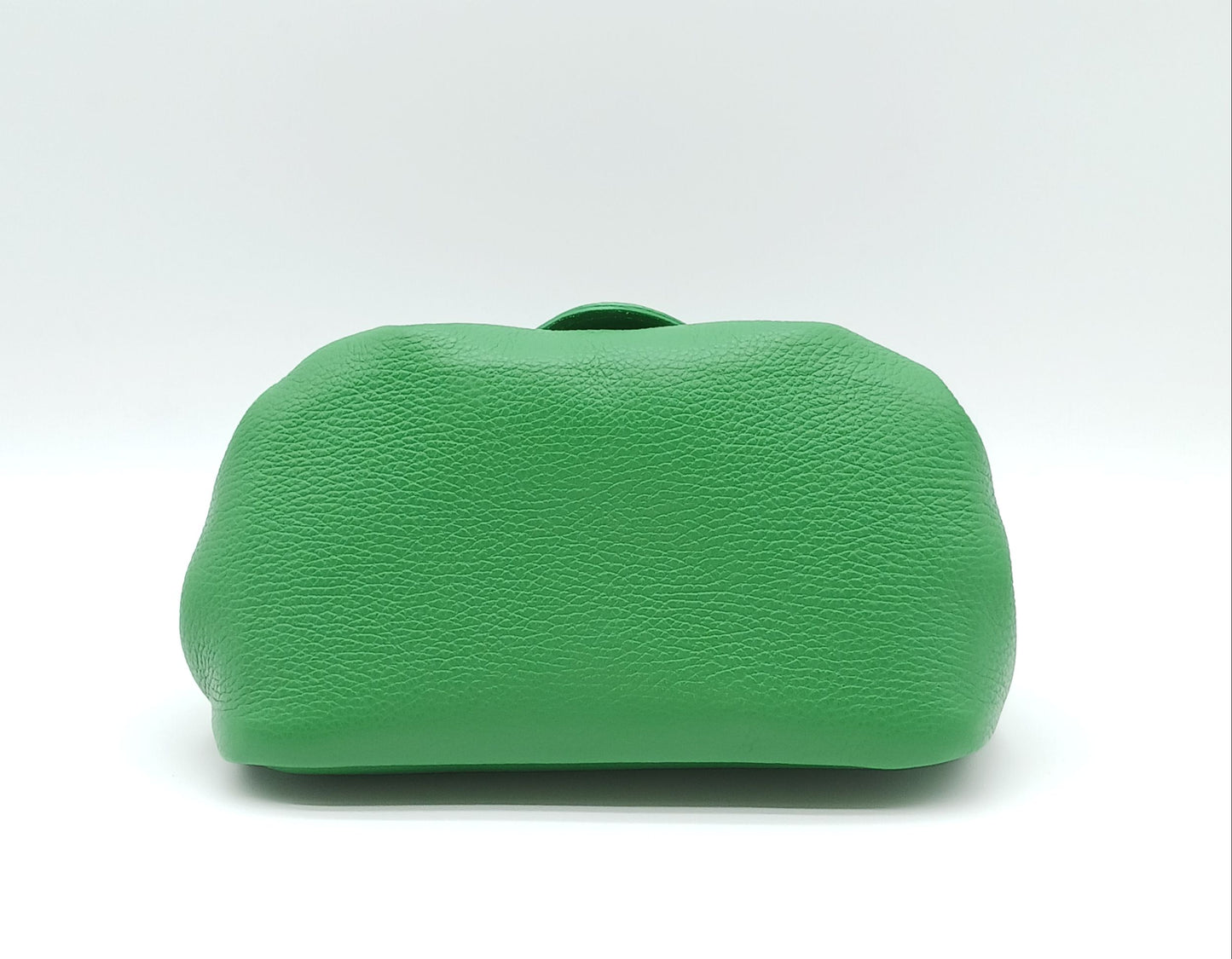 Green Genuine Pebble Leather Crossbody Handbag – Made In Italy