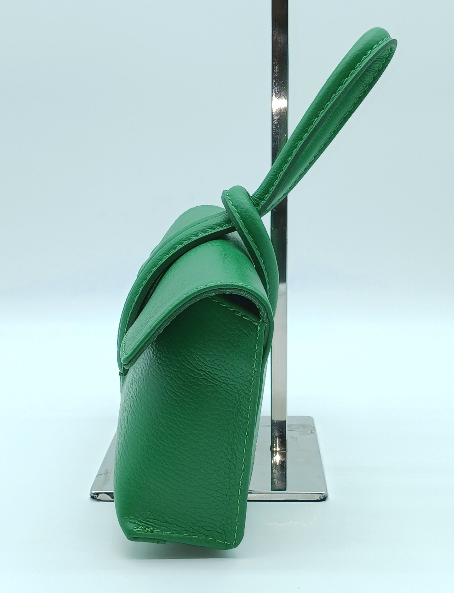 Genuine Pebble Leather Crossbody Handbag - Green – Made In Italy (Copy)