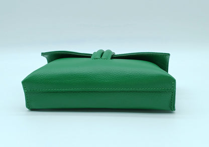 Genuine Pebble Leather Crossbody Handbag - Green – Made In Italy (Copy)