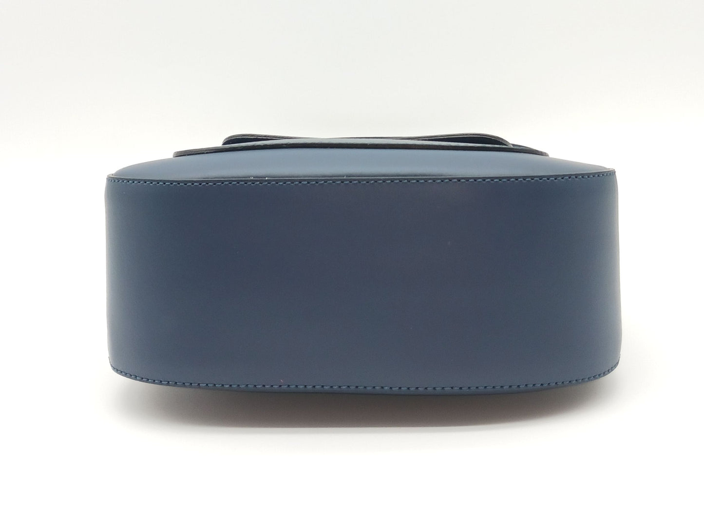 Navy Blue Genuine Leather Shoulder Crossbody Handbag – Made In Italy