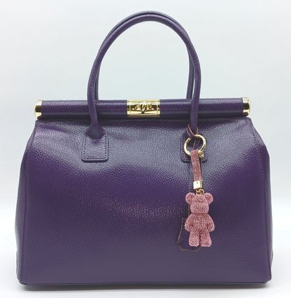Bling Rhinestone Bear Keychain Bag Charm