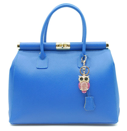 Bling Owl Rhinestone Alloy Keychain Bag Charm