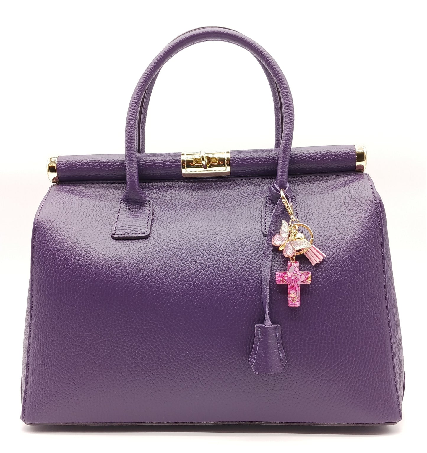 Tassel Butterfly Cross Keychain Bag Charm