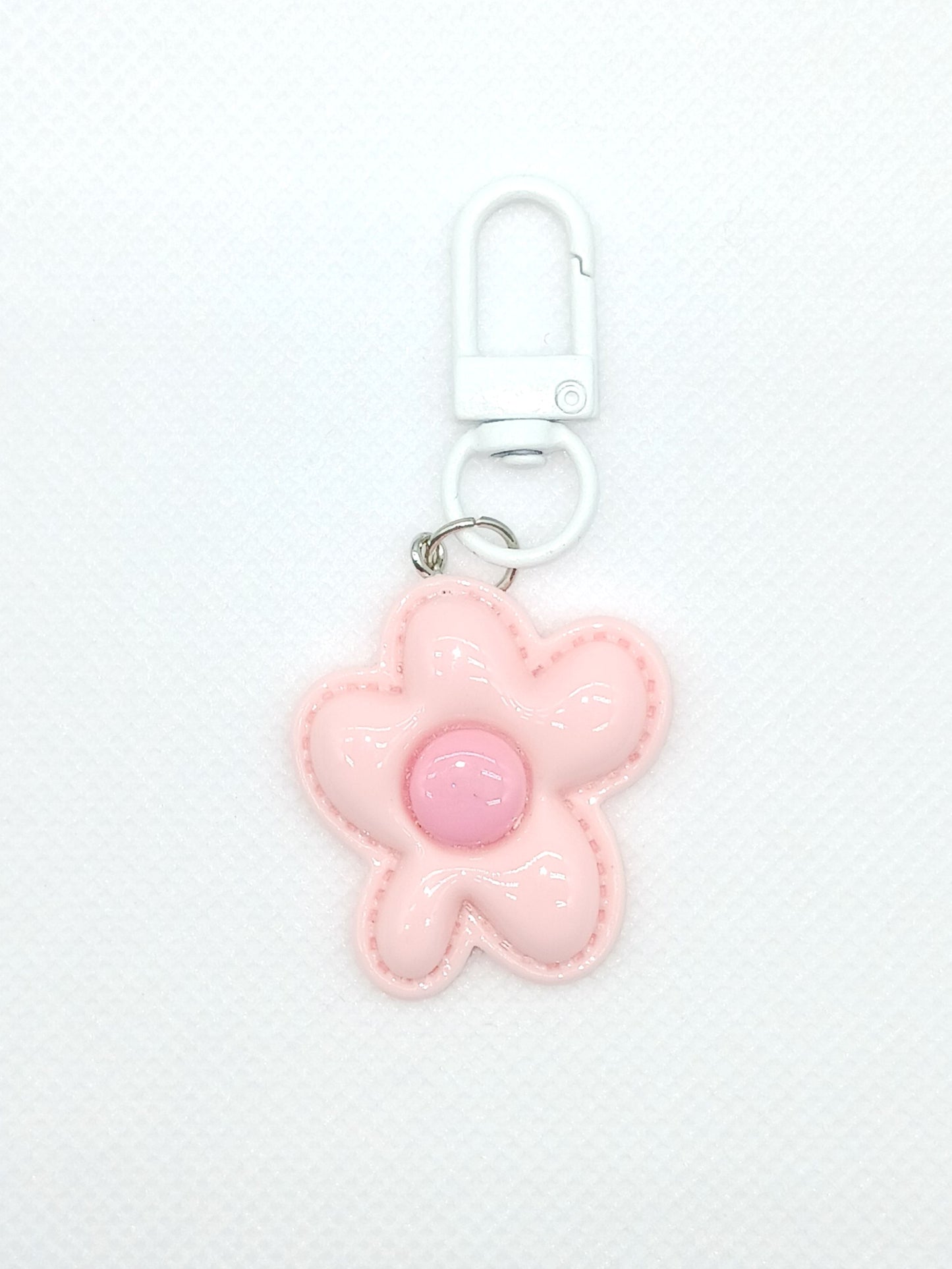 Colorful Resin Flower Keychain Bag Charm