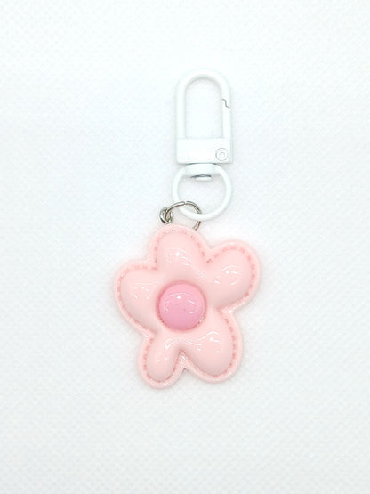 Colorful Resin Flower Keychain Bag Charm