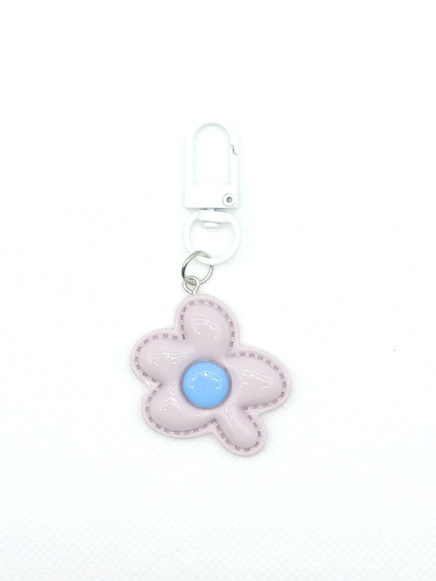 Colorful Resin Flower Keychain Bag Charm