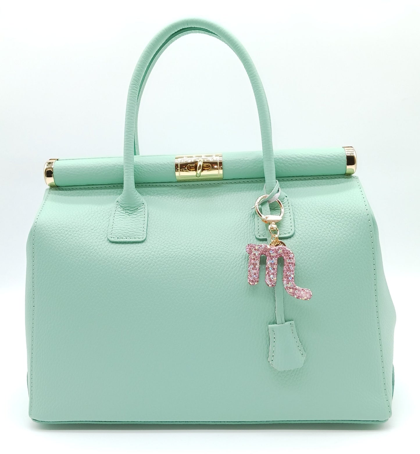 Bling Zodiac Rhinestone Keychain Bag Charm