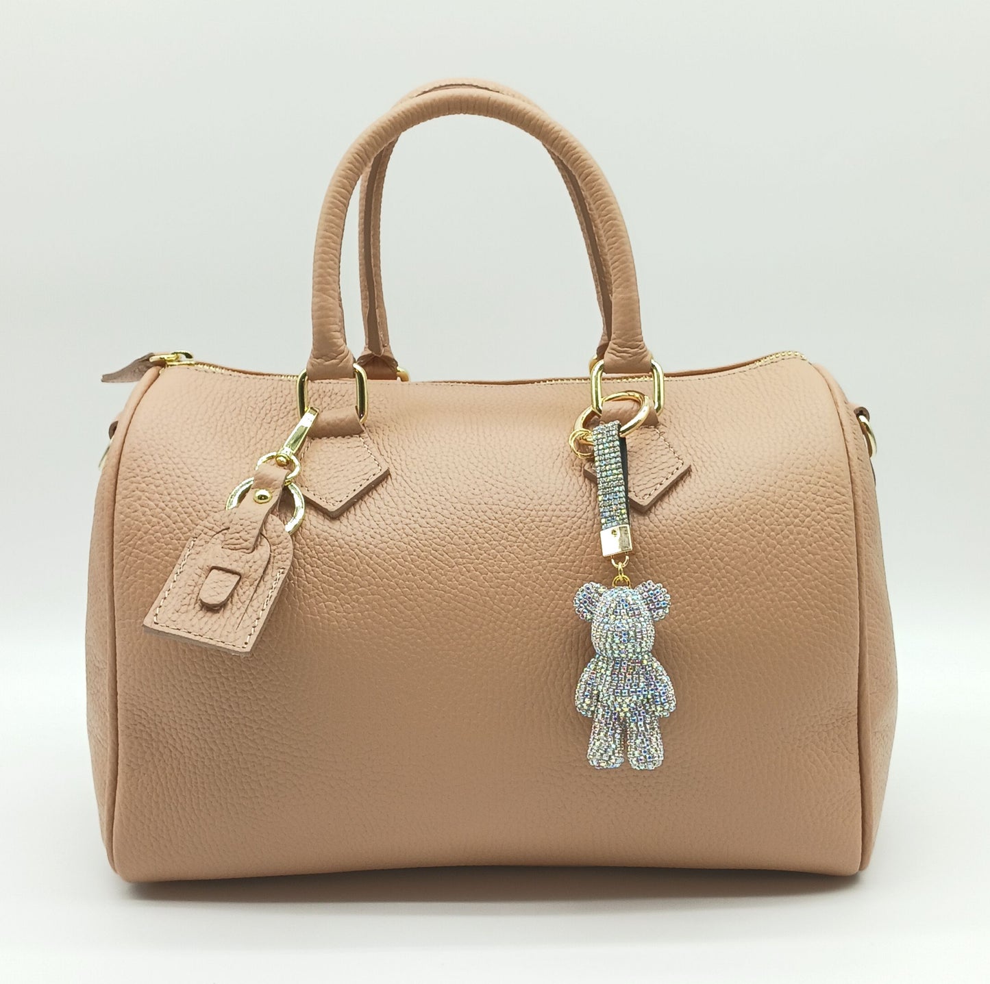 Bling Rhinestone Bear Keychain Bag Charm