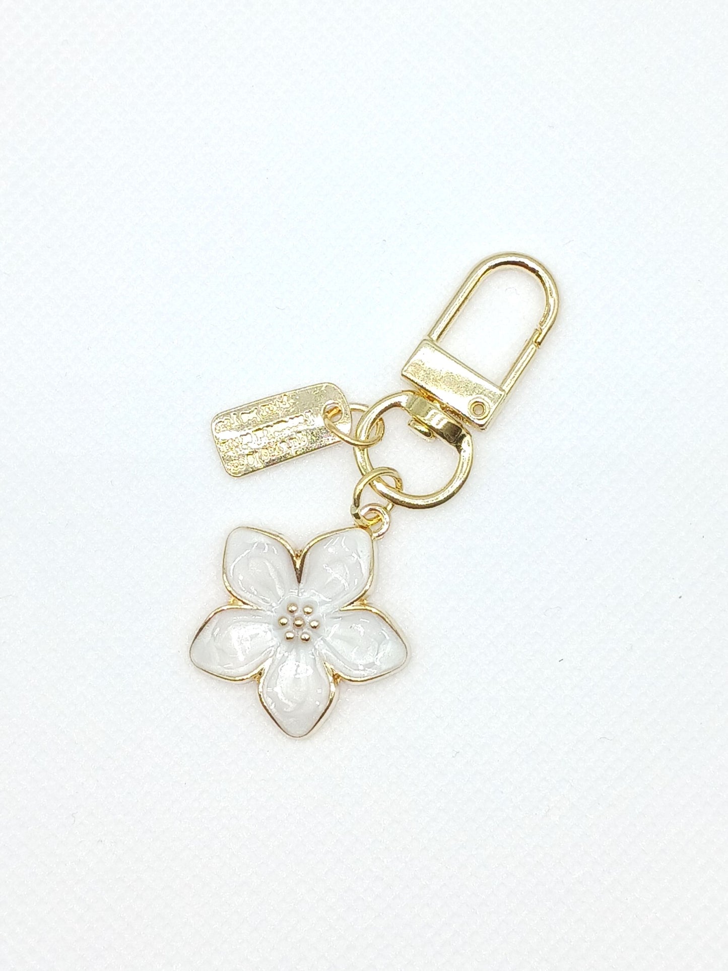 Small Flower Keychain Bag Charm