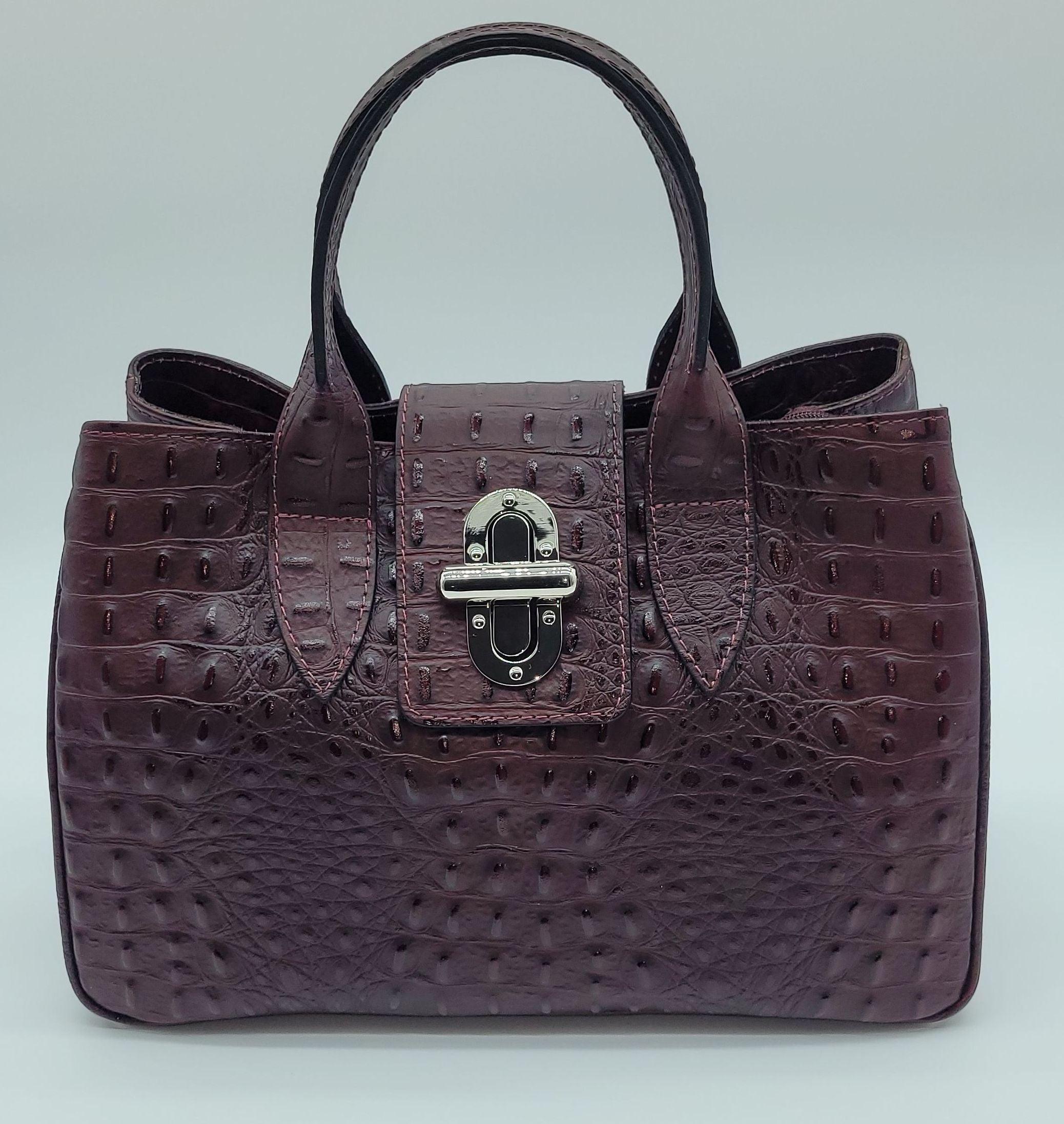 Genuine leather italian handbags sale